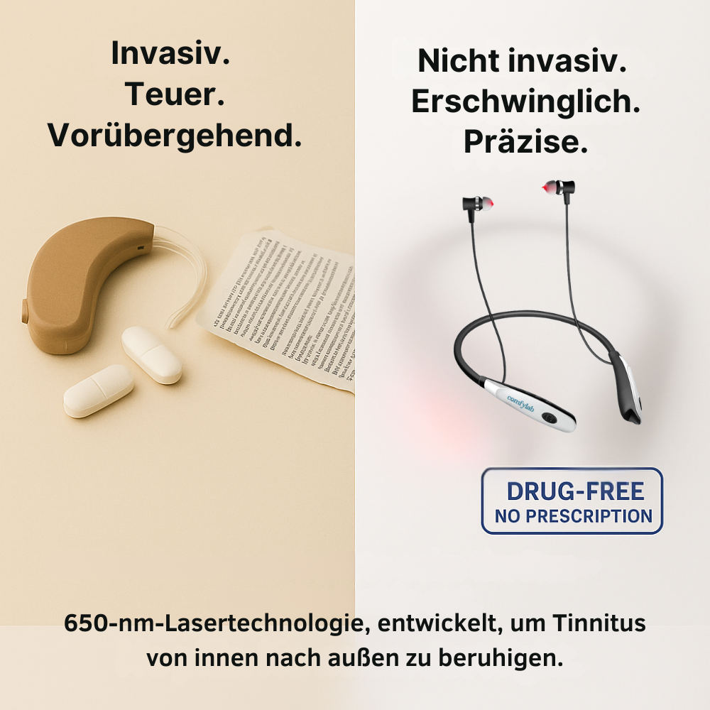 Neurovia TinniLicht | Ohrtherapie mit 650-nm-Rotlicht